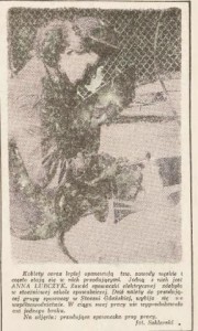 Anna Walenytnowicz, spawaczka.  Źródło: Dziennik Bałtycki, 6-7.12.1953 